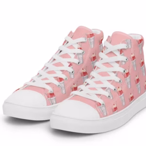 pink shoes
